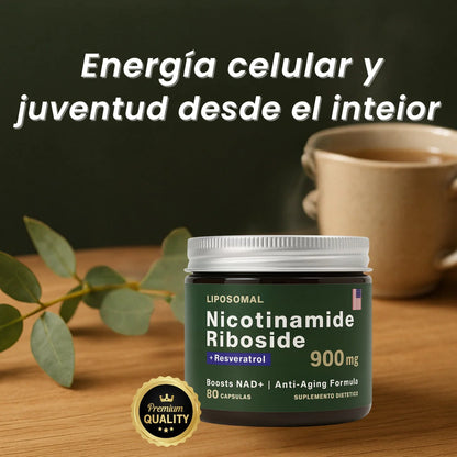 Nicotinamida Riboside NAD + Resveratrol | ¡Tu mejor Aliado contra el envejecimiento!