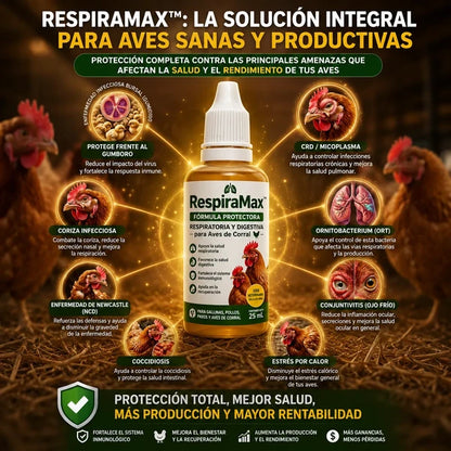 🐔 RespiraMax™: Aves Más Sanas y Fuertes