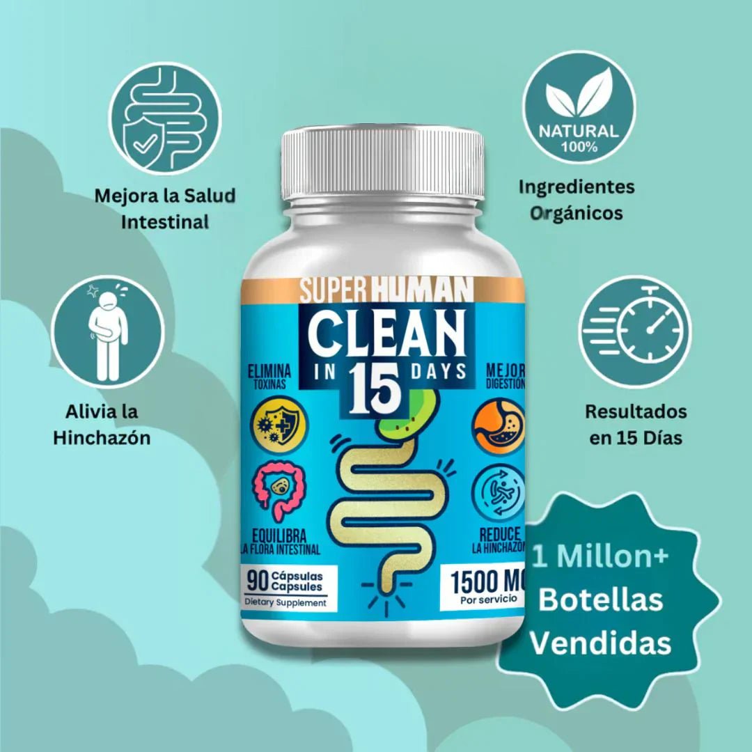 Clean15® | Limpieza Completa Estomacal en 15 días - Brillamas Guatemala