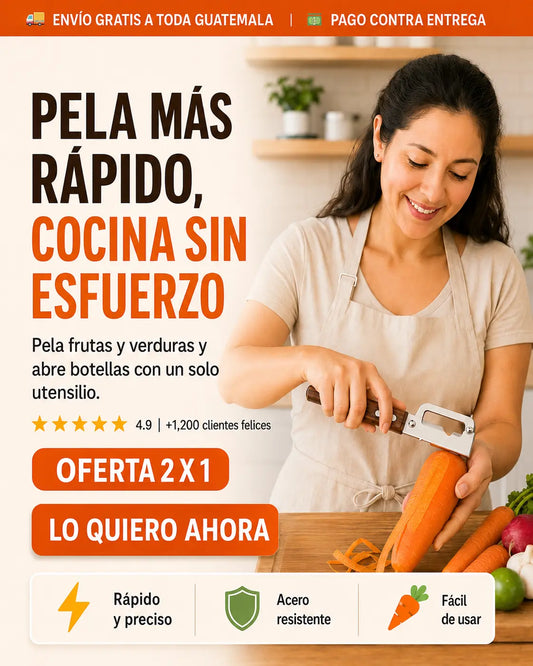 Pelador de Verduras Premium-Exito en Ventas Guatemala