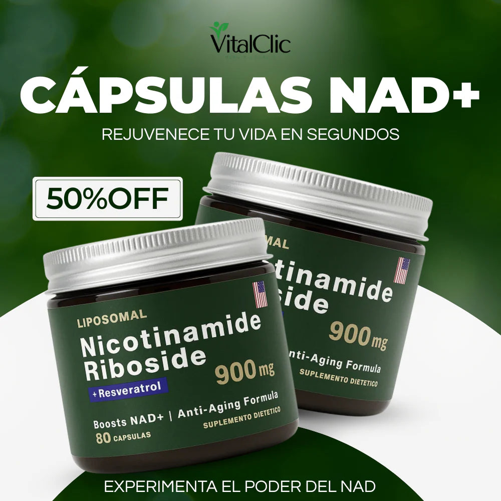 Nicotinamida Riboside NAD + Resveratrol | ¡Tu mejor Aliado contra el envejecimiento!