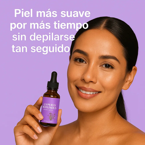 Cyperus Serum® - Vello más fino y menos visible con Raiz de Cyperus Rotundus