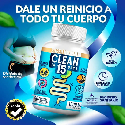Clean15® | Limpieza Completa Estomacal en 15 días - Brillamas Guatemala