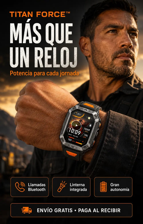 Titan Force™ | El Reloj Militar que lo Resiste Todo